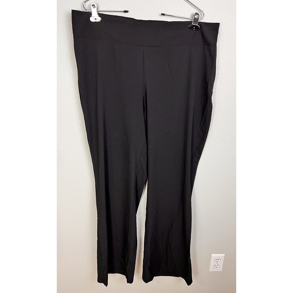 Torrid Womens Plus sz 18 Dress Pants Solid Black Relaxed Trouser Bootcut